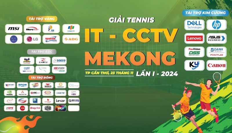 SOECO - Supporting the IT-CCTV Mekong Tennis Tournament 2024